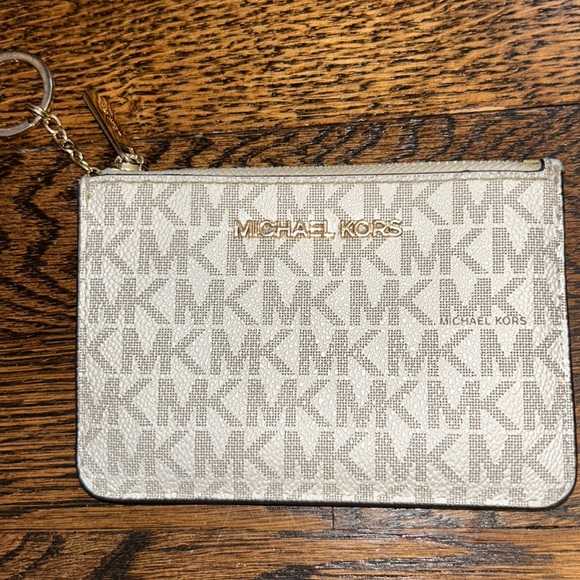 Michael Kors Accessories - Michael Kors Small Logo Coin Pouch/Wristlet